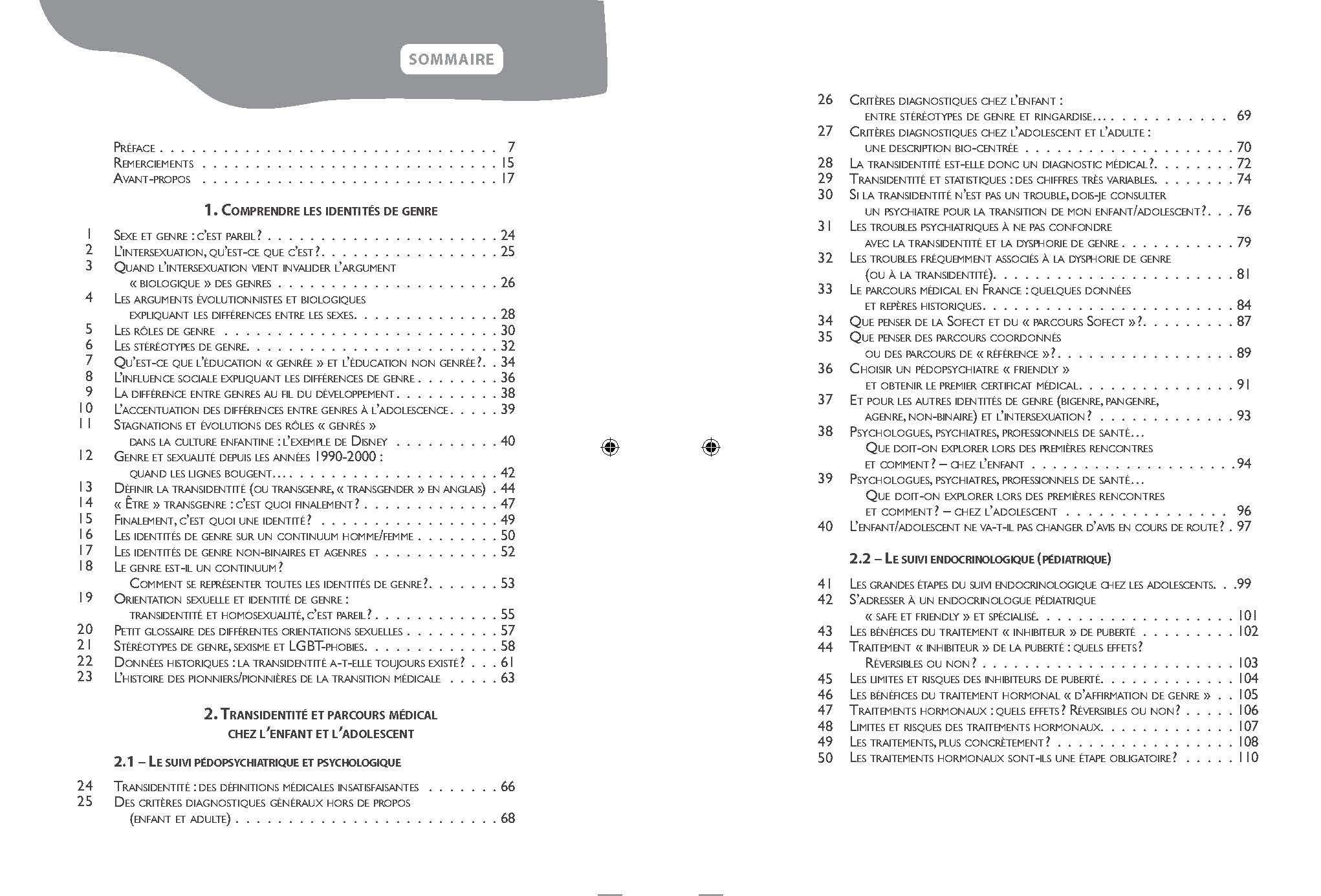 100 IDEES POUR ACCOMPAGNER LA TRANSIDENTITE CHEZ L