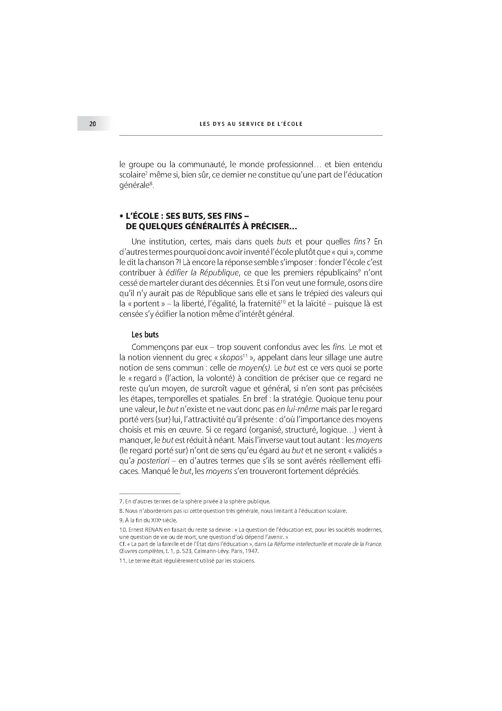 LES DYS AU SERVICE DE L