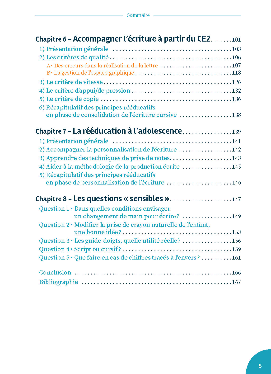 REEDUQUER LES TROUBLES DE L