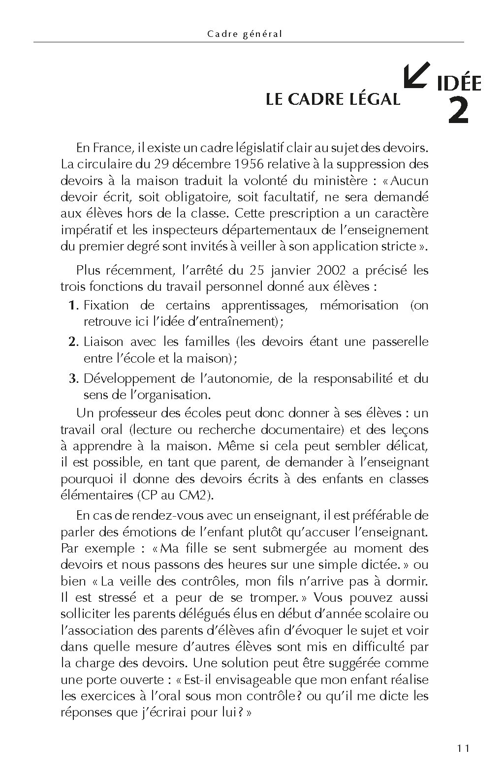 100 IDEES POUR MIEUX GERER LES DEVOIRS