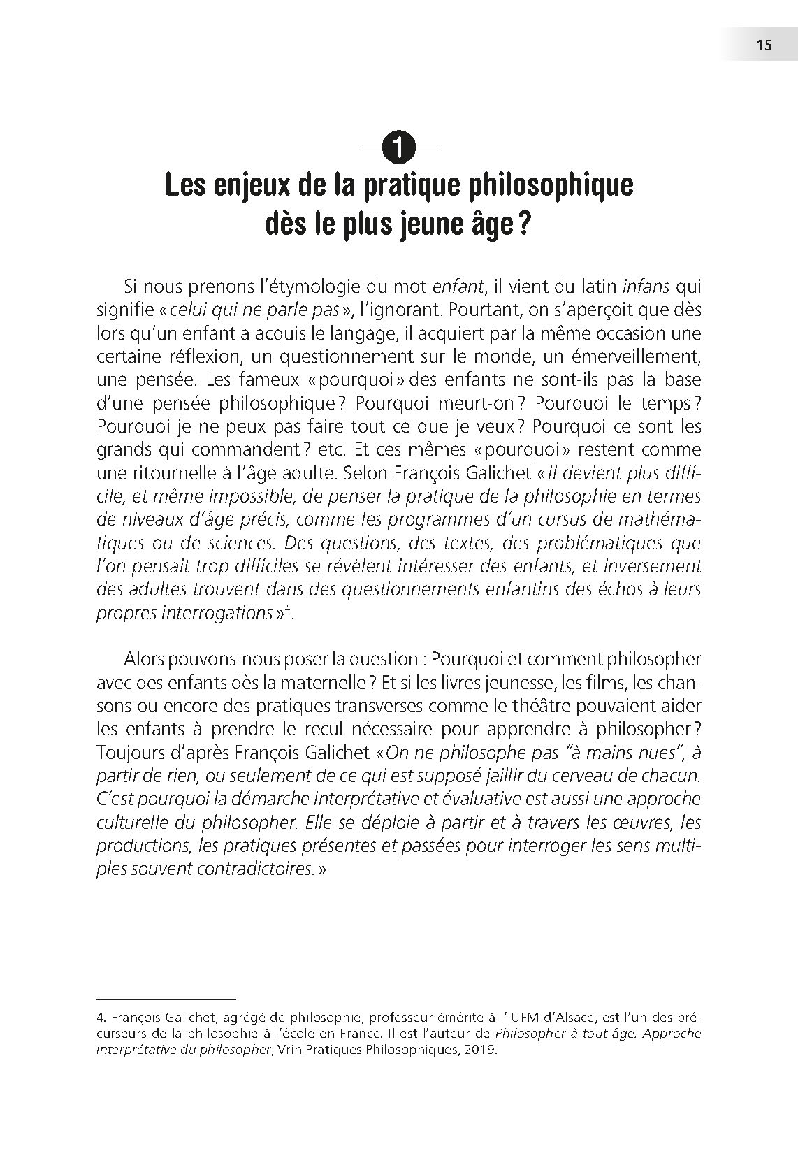 PRATIQUER DES ATELIERS PHILO AVEC LES ENFANTS