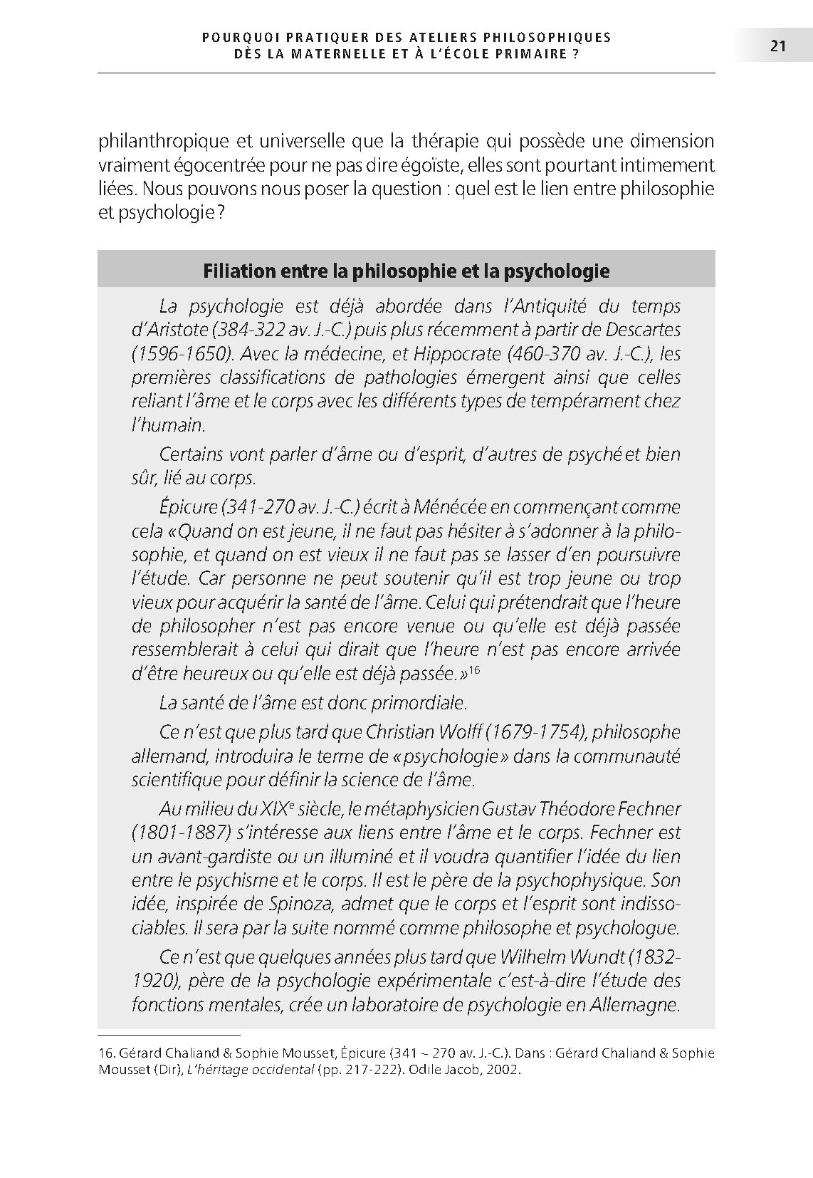 PRATIQUER DES ATELIERS PHILO AVEC LES ENFANTS