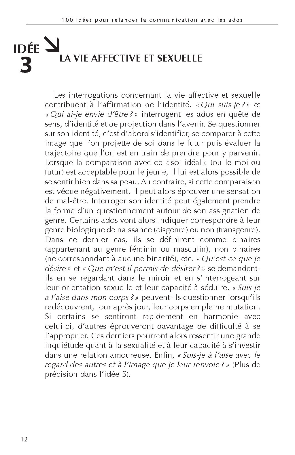 100 IDEES POUR RELANCER LA COMMUNICATION AVEC LES ADOS