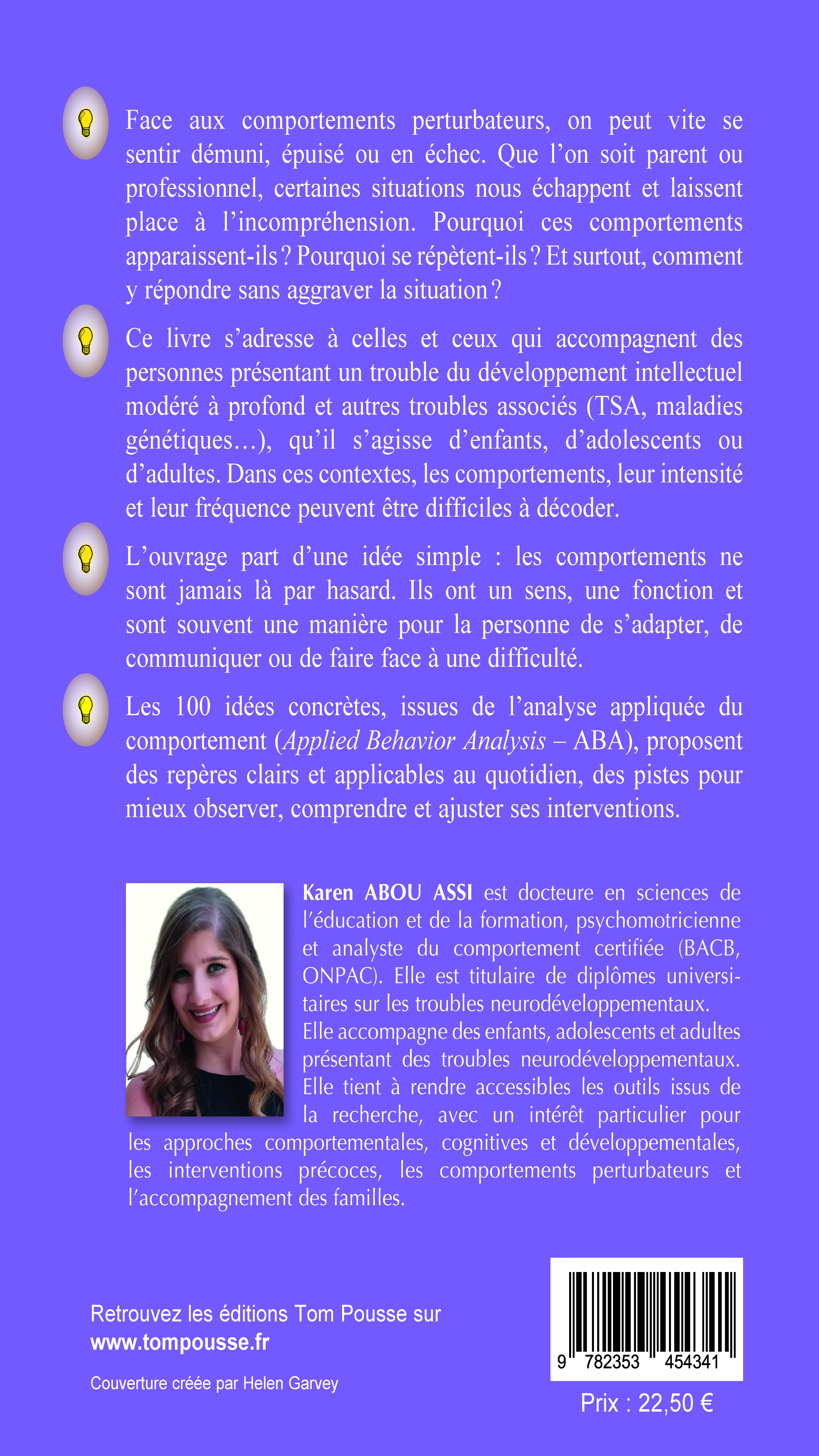100 IDEES POUR COMPRENDRE ET PREVENIR LES COMPORTEMENTS PERTURBATEURS