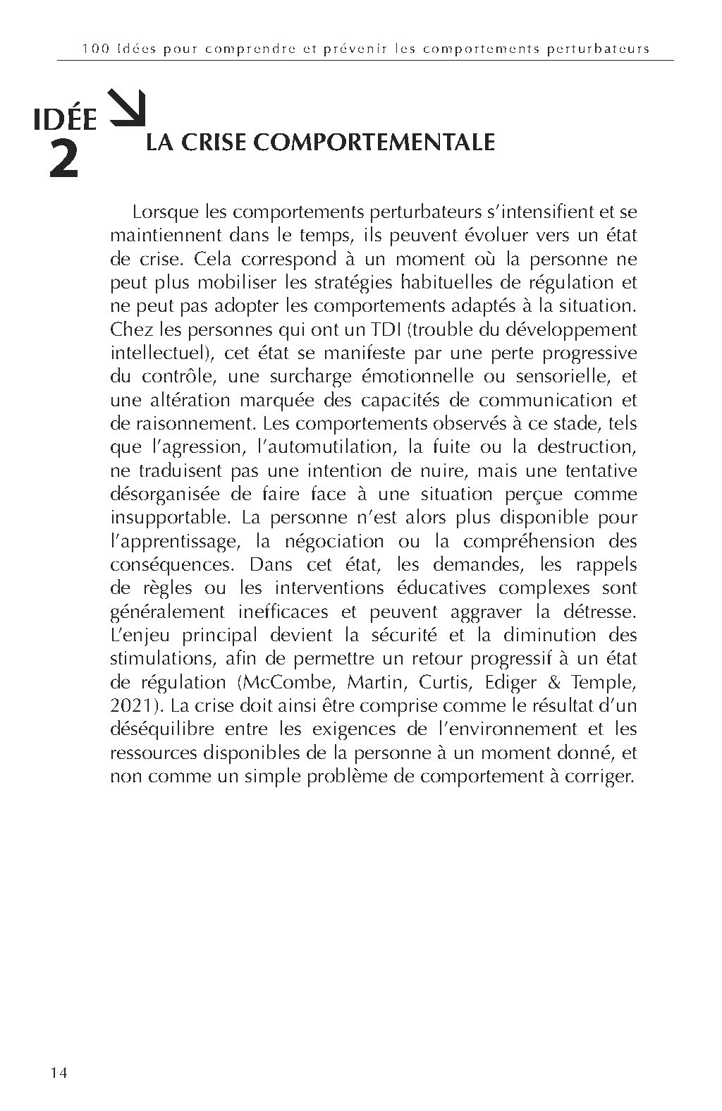 100 IDEES POUR COMPRENDRE ET PREVENIR LES COMPORTEMENTS PERTURBATEURS