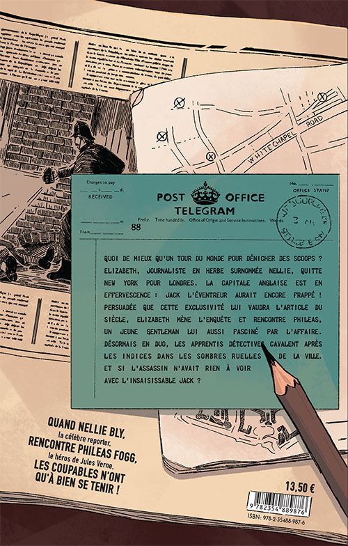 NELLIE & PHILEAS, DETECTIVES GLOBE-TROTTERS T1 LE CRIME DE WHITECHAPEL