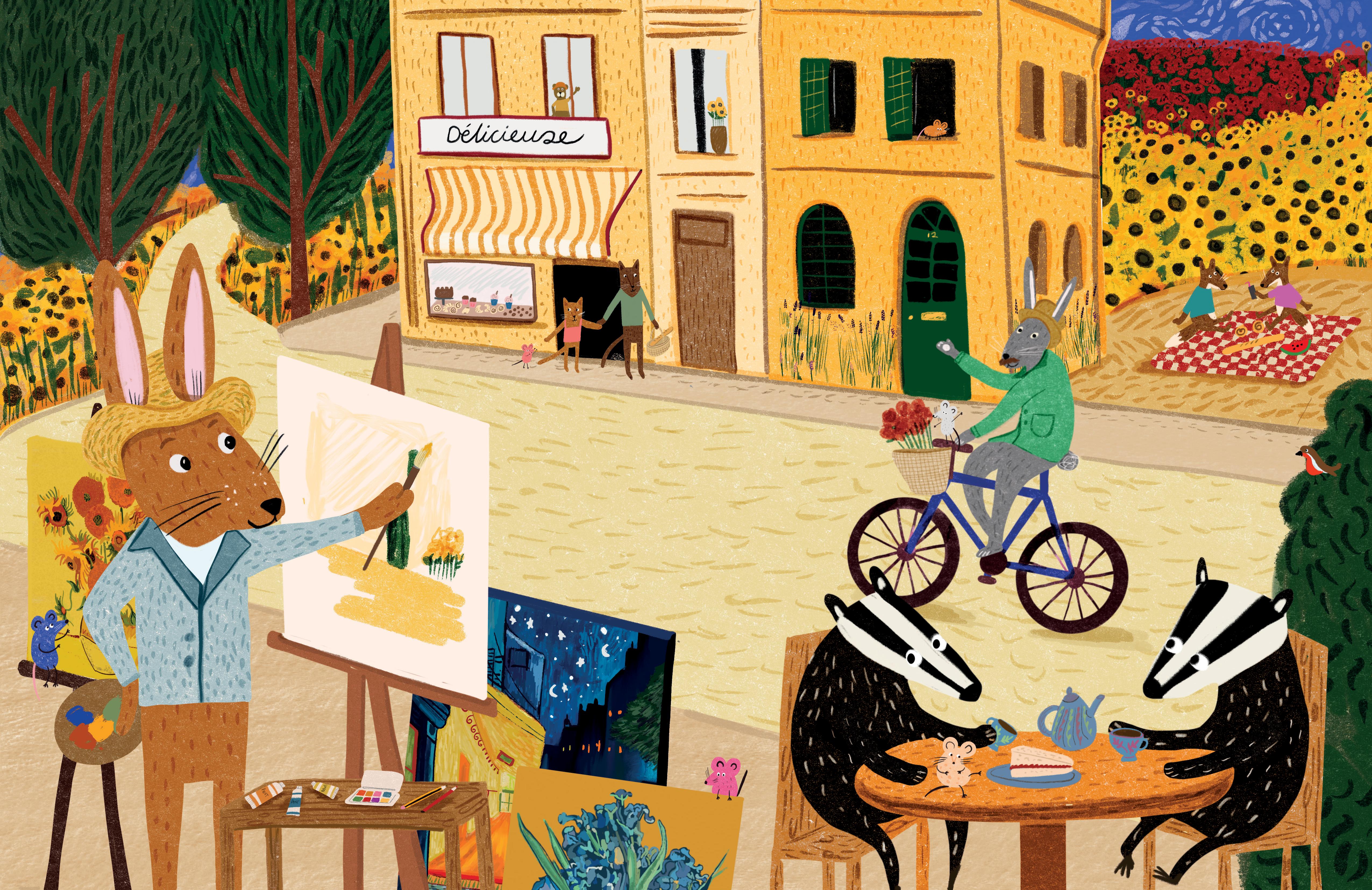 UNE JOURNEE AVEC LES ARTISTES