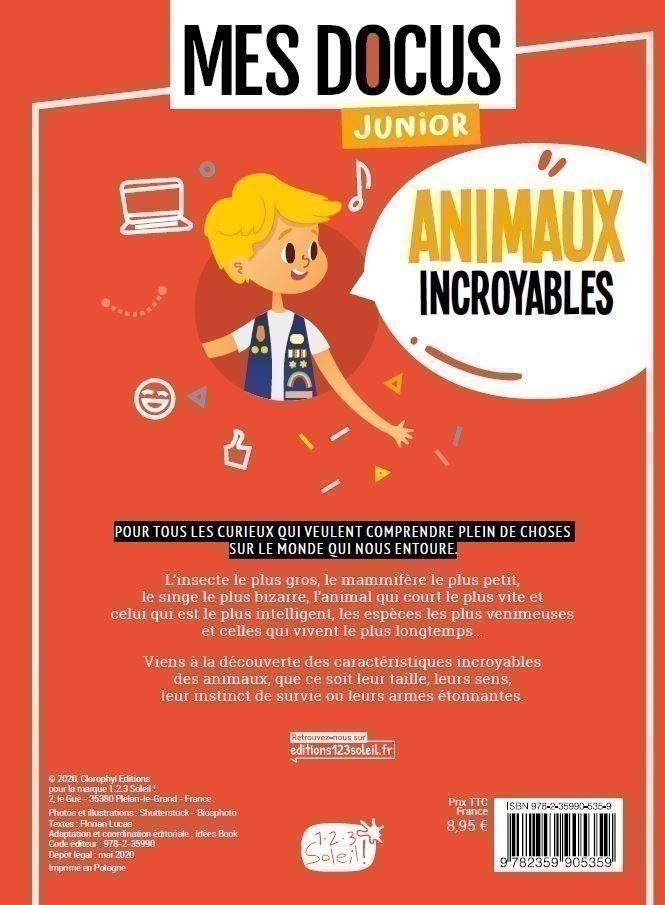 ANIMAUX INCROYABLES