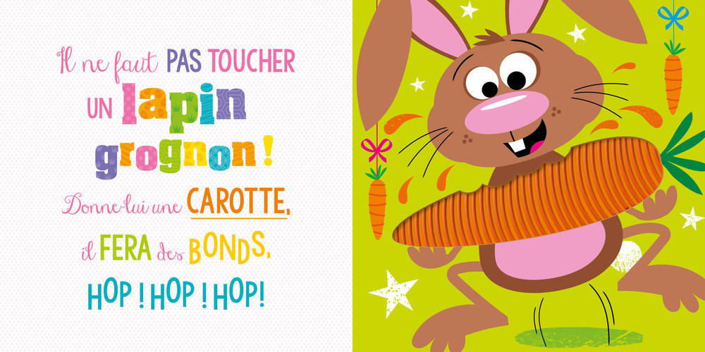 IL NE FAUT PAS TOUCHER UN LAPIN GROGNON !