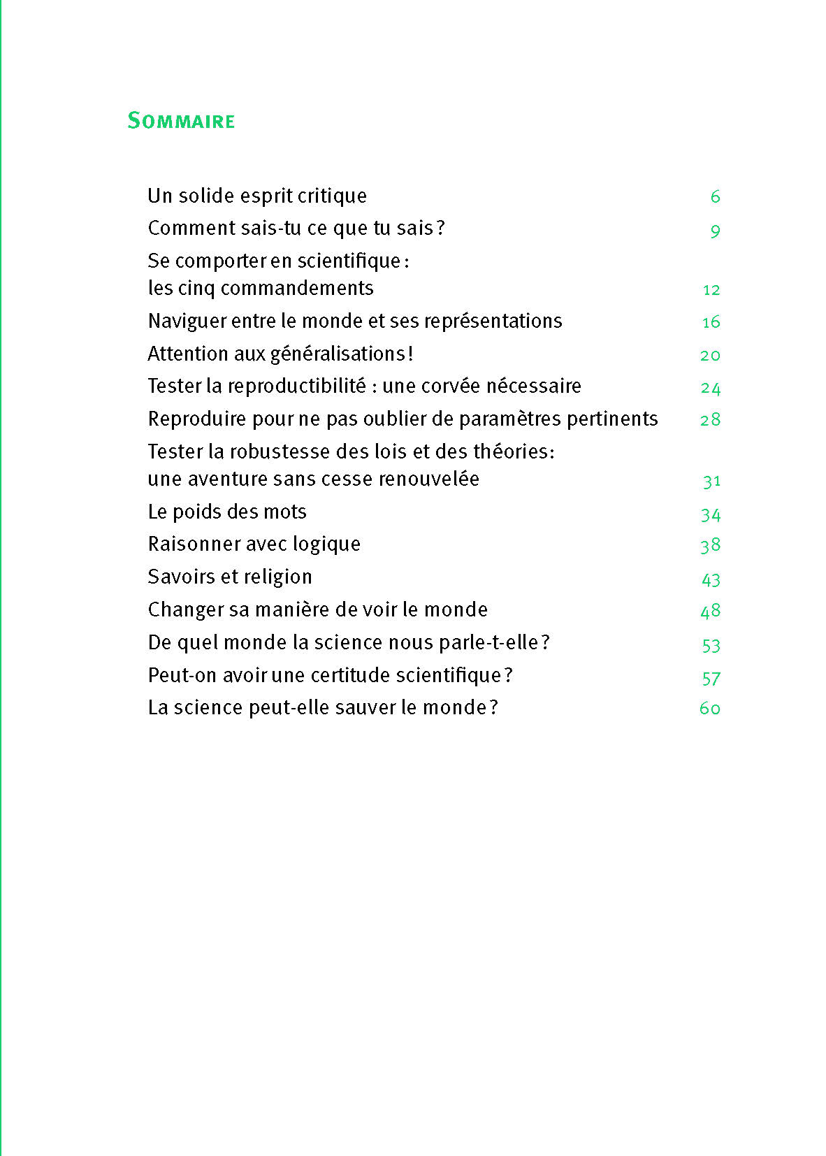 COMMENT LE SAIS-TU ?