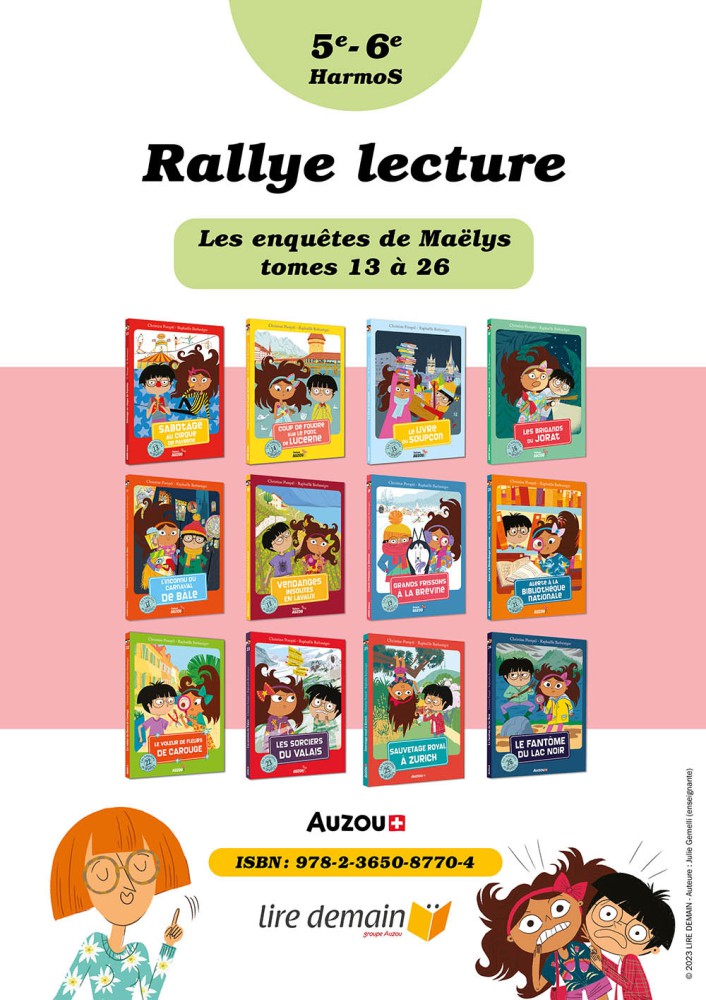 RALLYE LECTURE 12 TITRES MAELYS TOMES 13 A 26