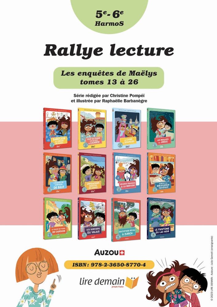 RALLYE LECTURE 12 TITRES MAELYS TOMES 13 A 26
