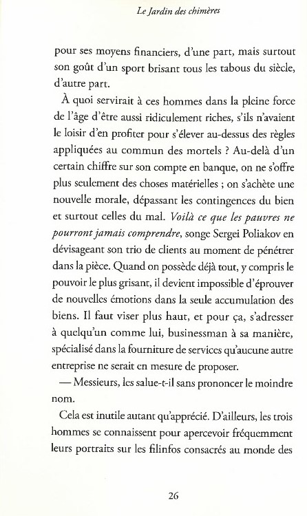 LE JARDIN DES CHIMERES