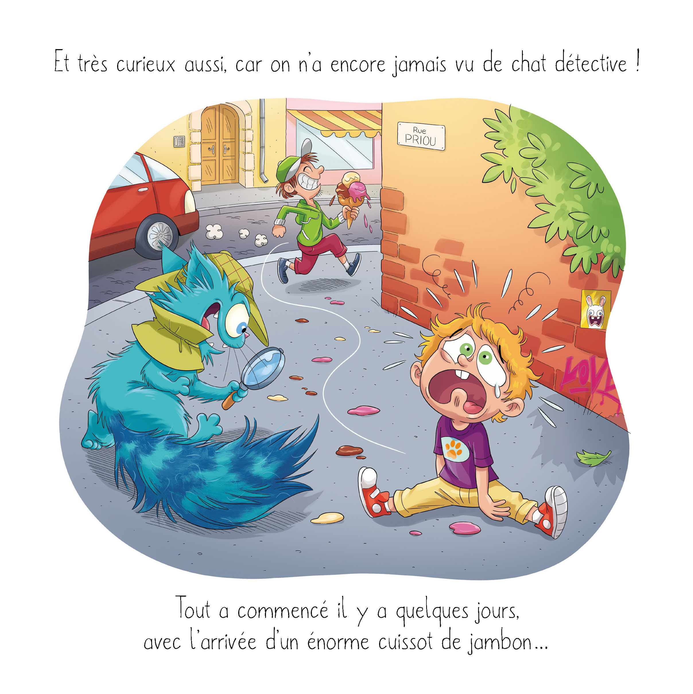 EUSEBE, LE CHAT QUI REVAIT DE MENER UNE ENQUETE