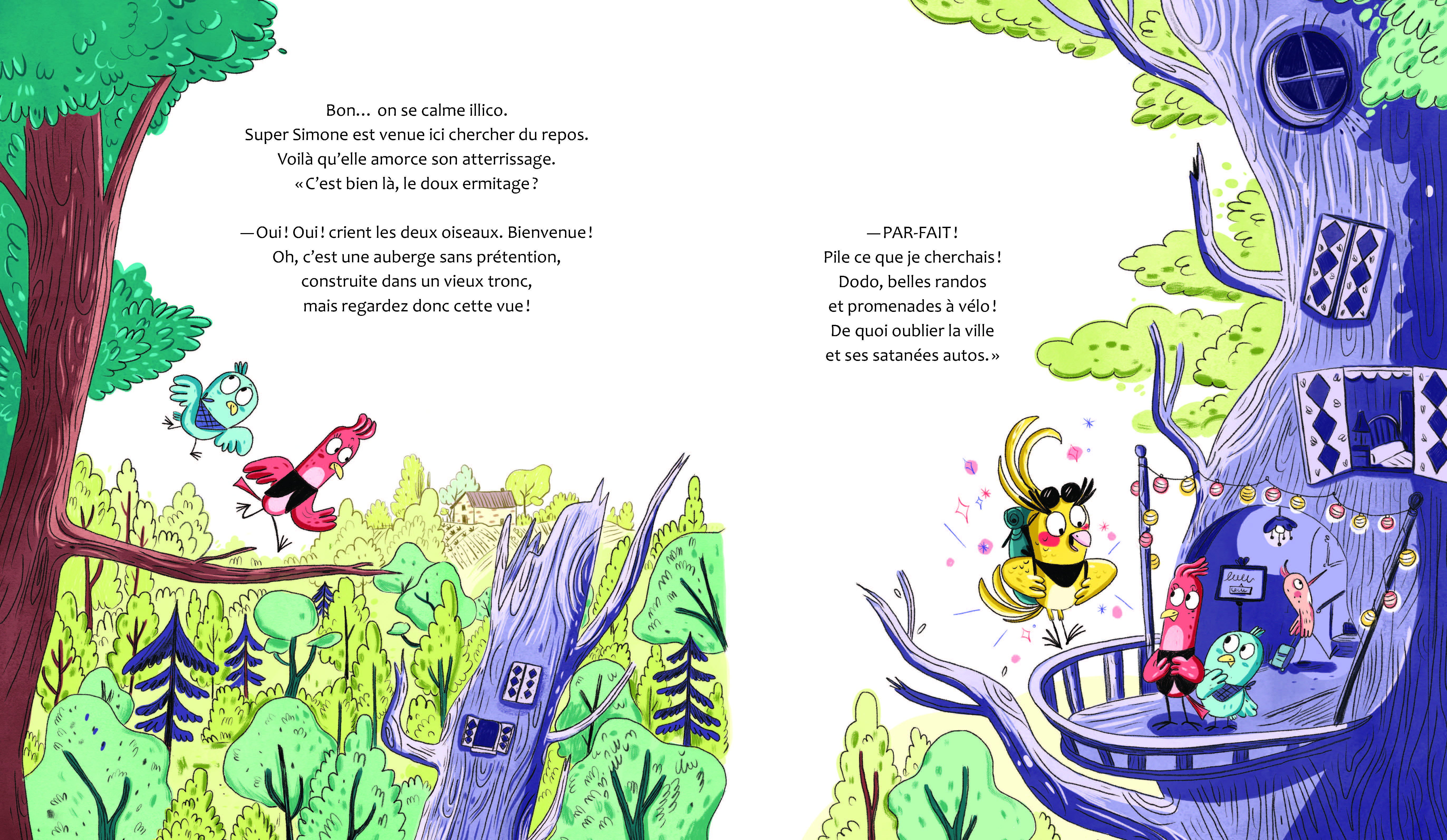 SUPER SIMONE SAUVE LES OISEAUX