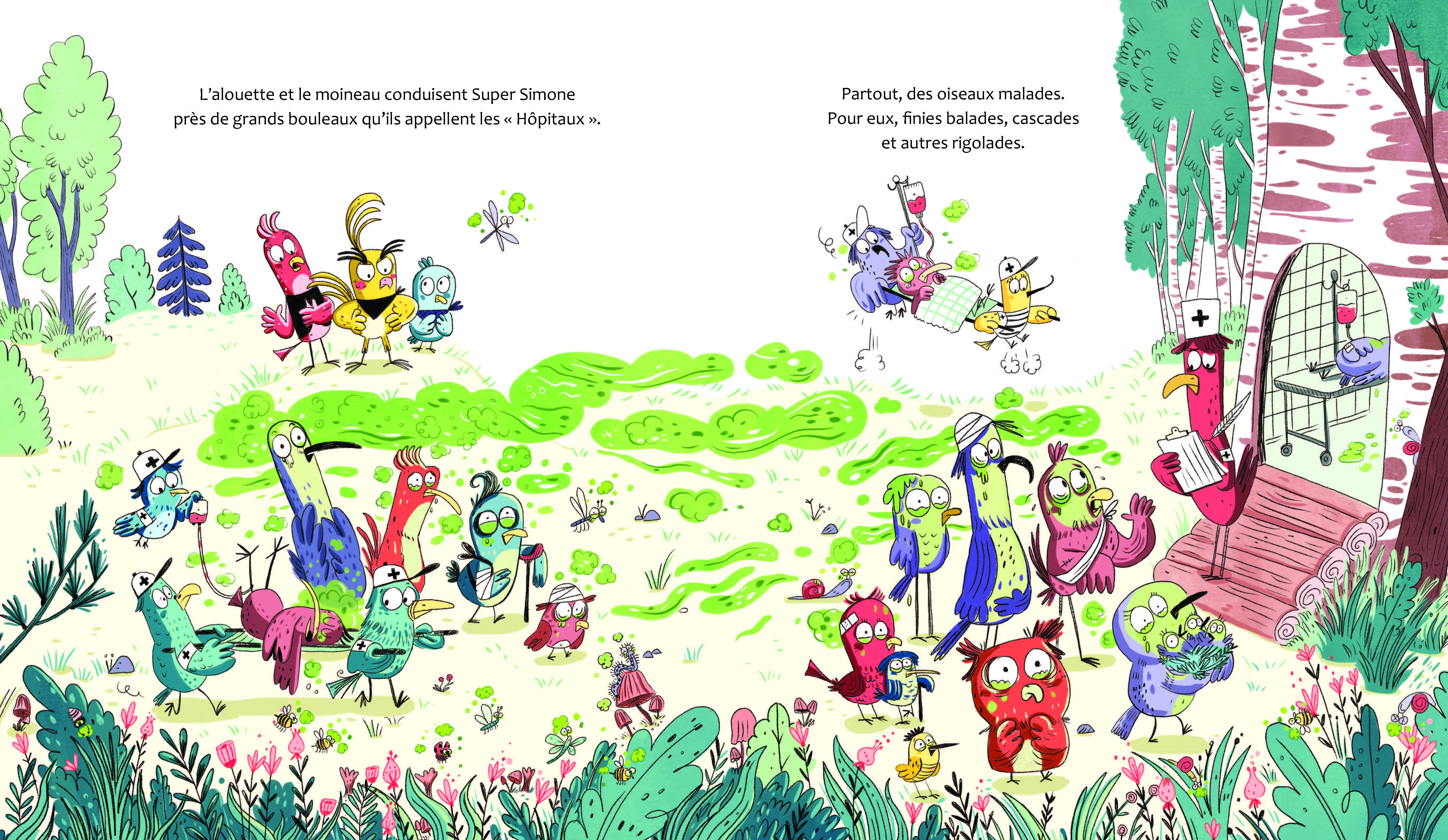 SUPER SIMONE SAUVE LES OISEAUX