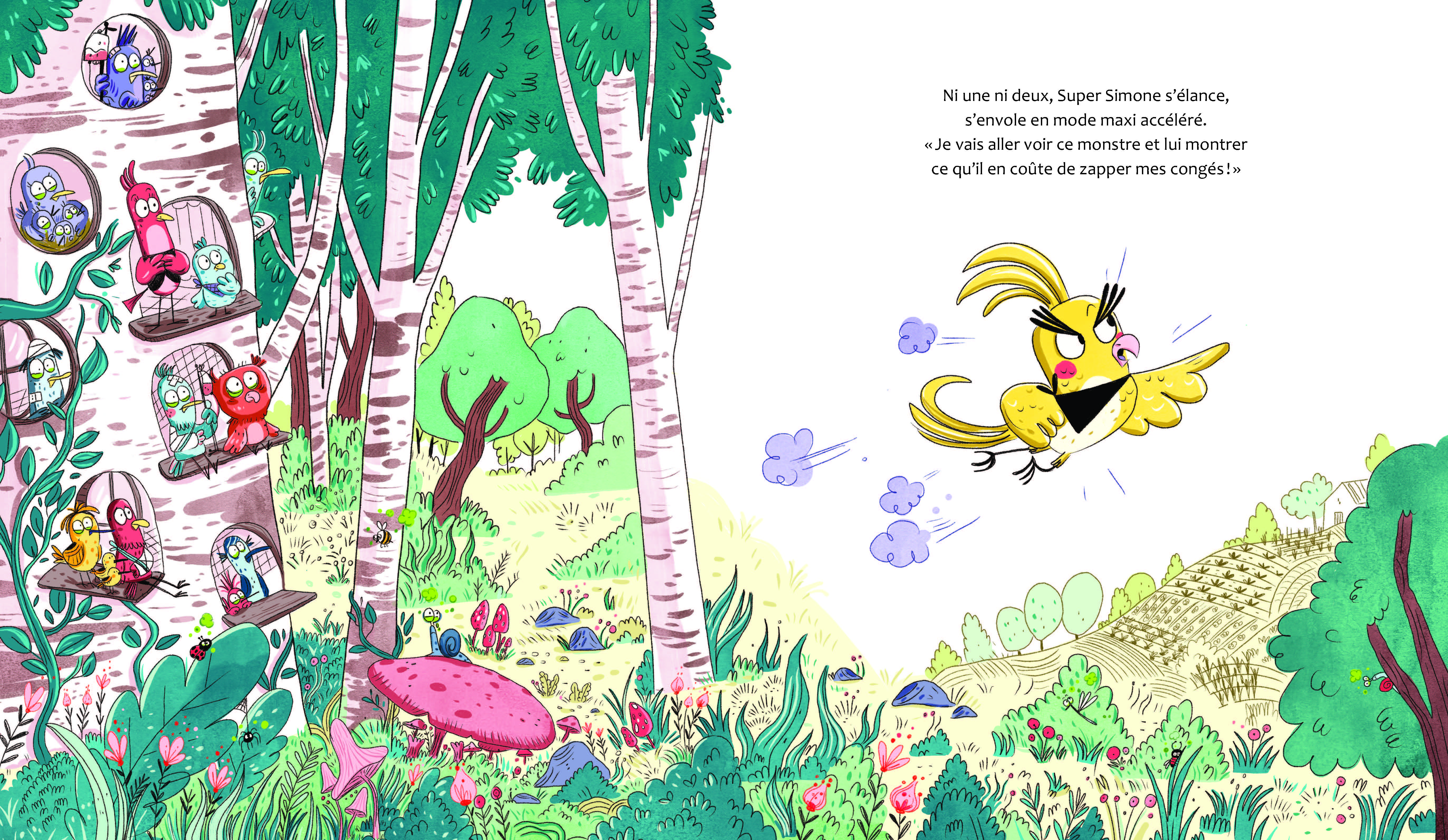 SUPER SIMONE SAUVE LES OISEAUX