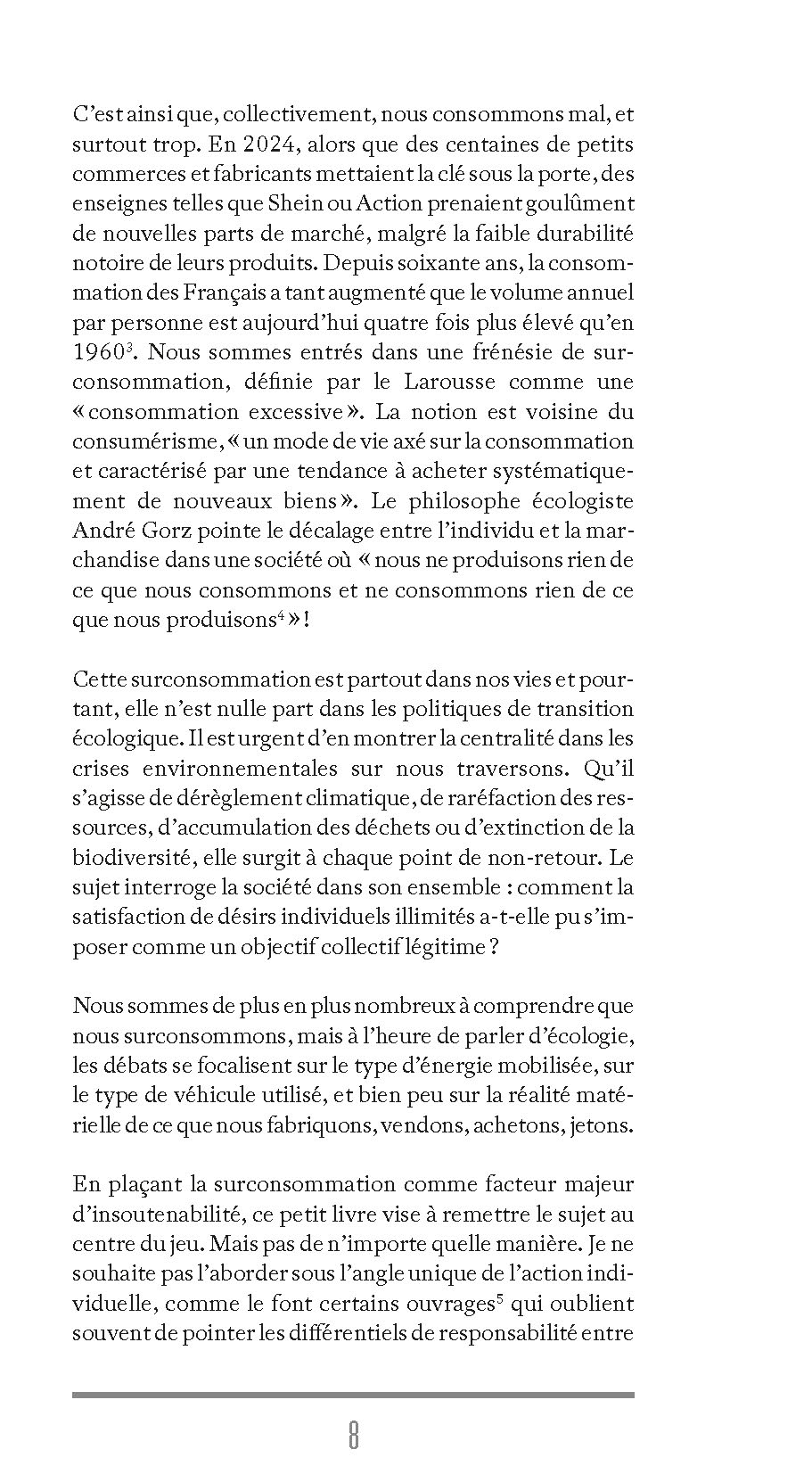 SURCONSOMMATION, ON ARRETE TOUT ET ON REFLECHIT