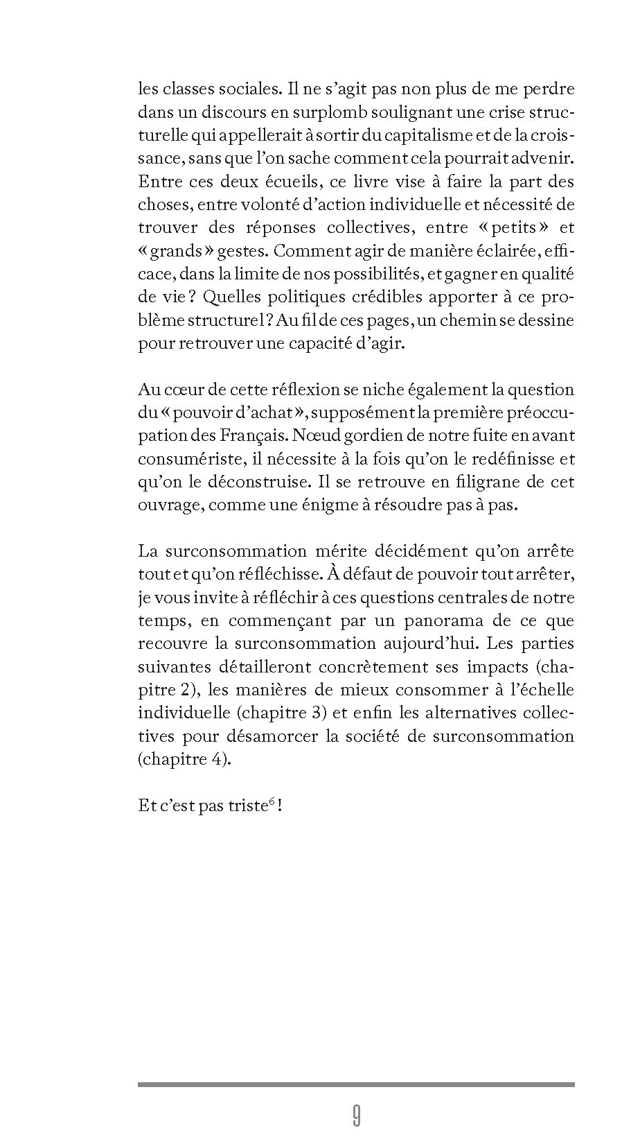SURCONSOMMATION, ON ARRETE TOUT ET ON REFLECHIT