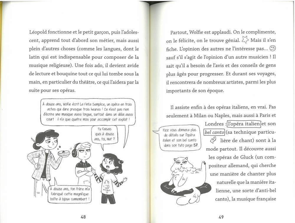 MOZART VU PAR UNE ADO ET PAR SON CHAT ! MOZART VU PAR UNE ADO ET PAR SON CHAT !