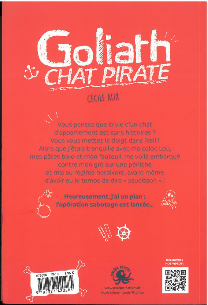 GOLIATH CHAT PIRATE (NOS AMIES LES SALES BETES T3)