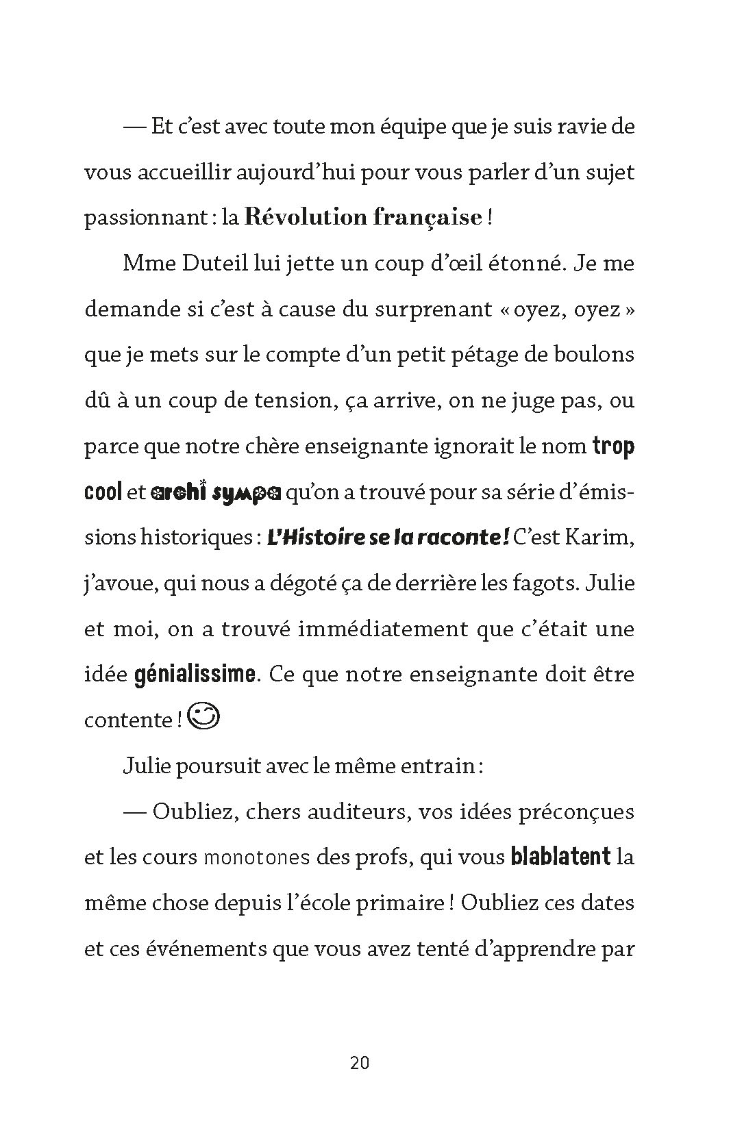 LA REVOLUTION FRANCAISE, VUE PAR TROIS ADOS - 100 % VRAI