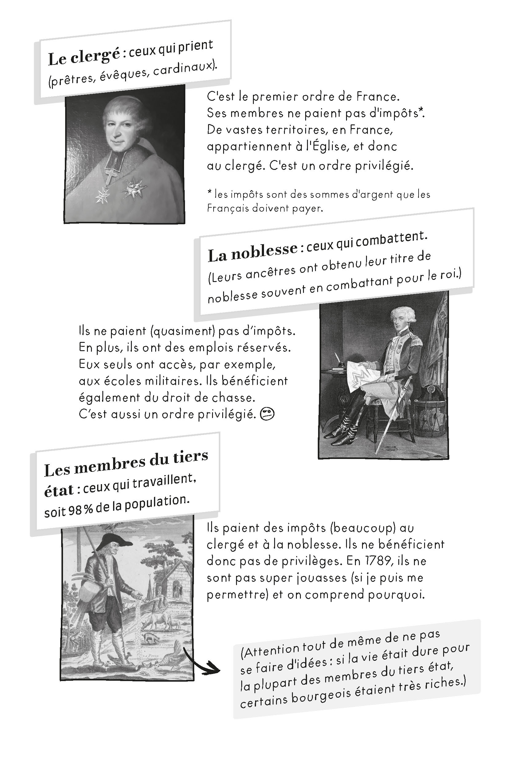 LA REVOLUTION FRANCAISE, VUE PAR TROIS ADOS - 100 % VRAI