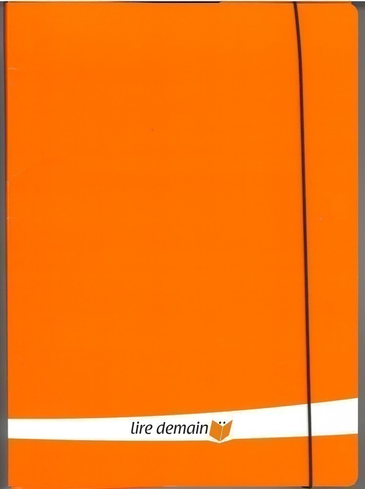 POCHETTE CARTONNEE ORANGE POUR FICHIERS