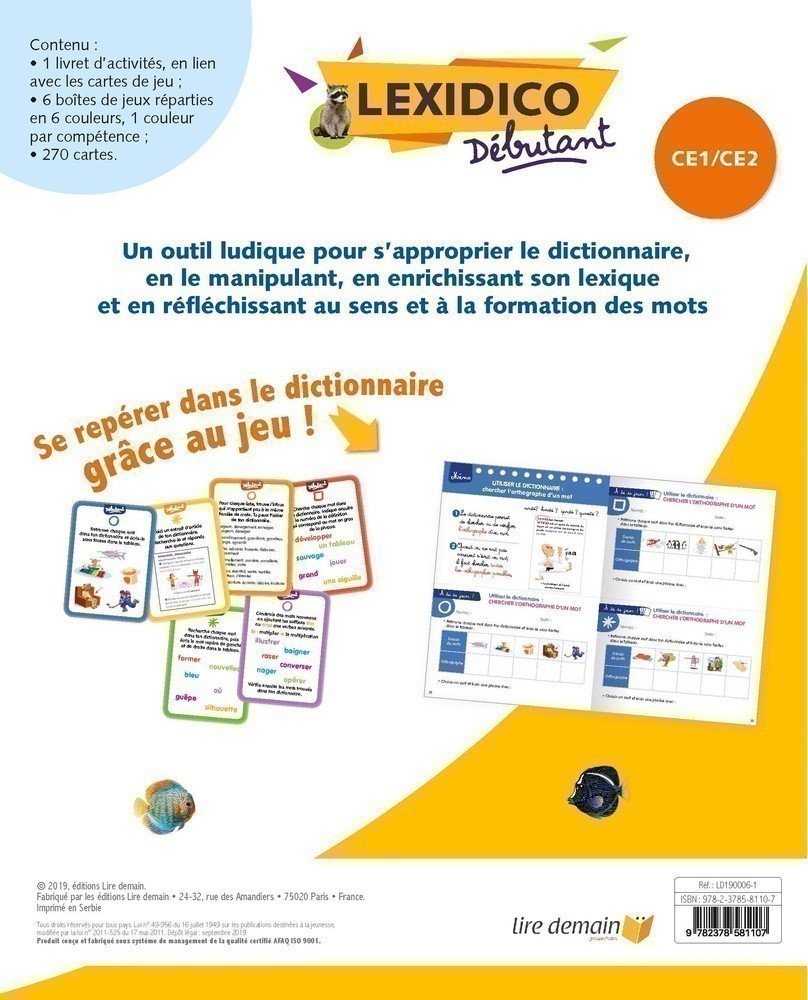 LEXIDICO DEBUTANT (FICHIER SEUL)