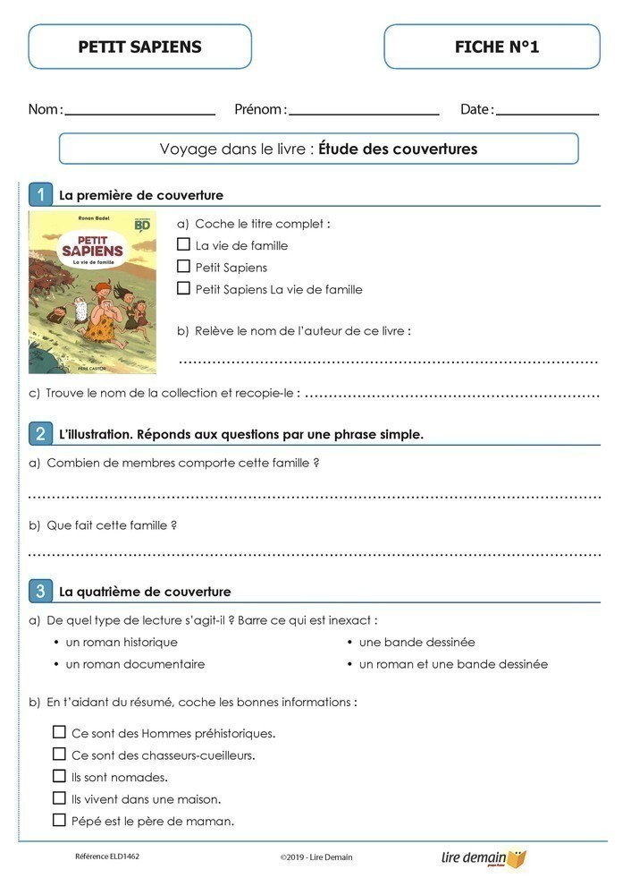 LECTURE SUIVIE - PETIT SAPIENS (25 EX)