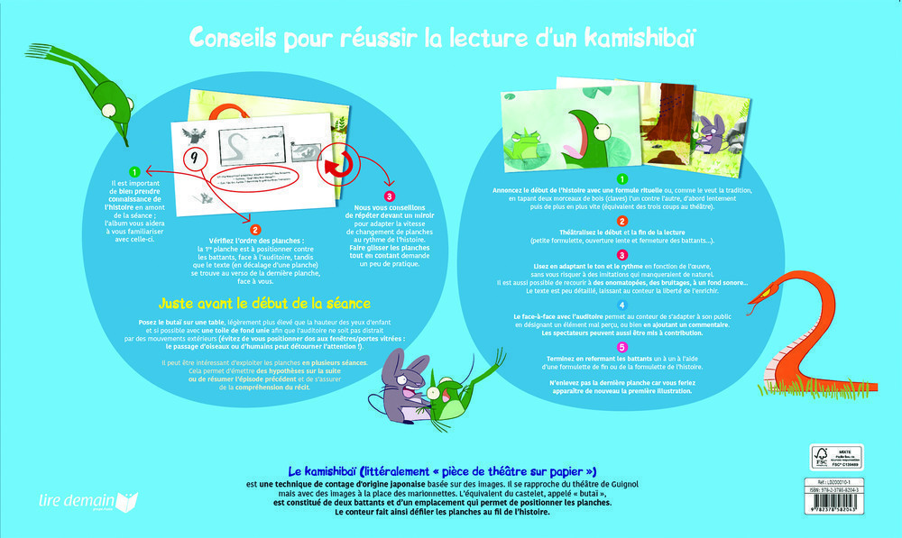 KAMISHIBAI LA PETITE GRENOUILLE A GRANDE BOUCHE