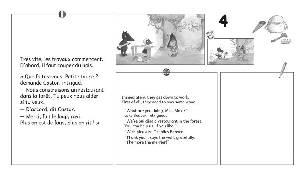 KAMISHIBAI PETITE TAUPE-LE RESTAURANT DES AMIS