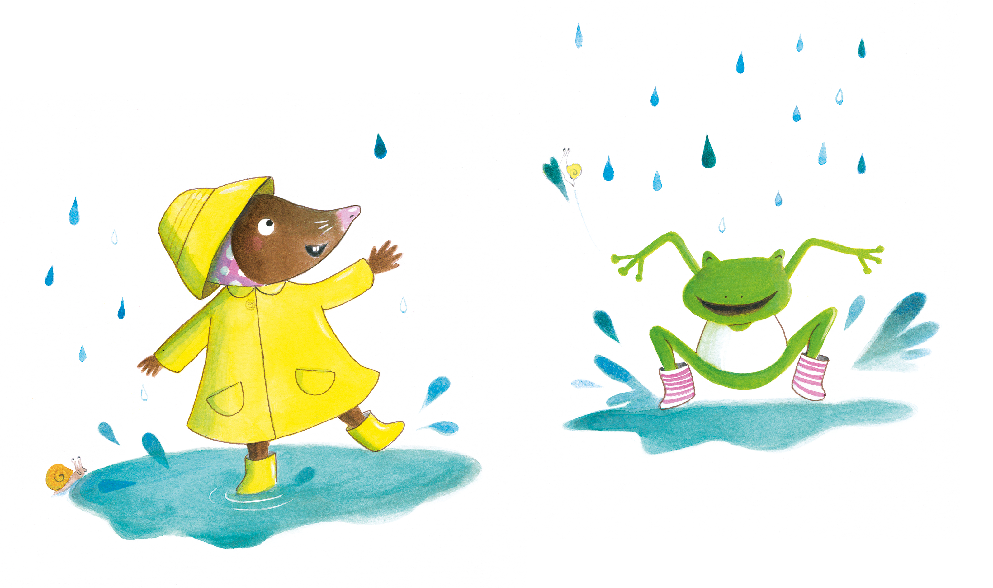 KAMISHIBAI PETITE TAUPE TOMBE LA PLUIE