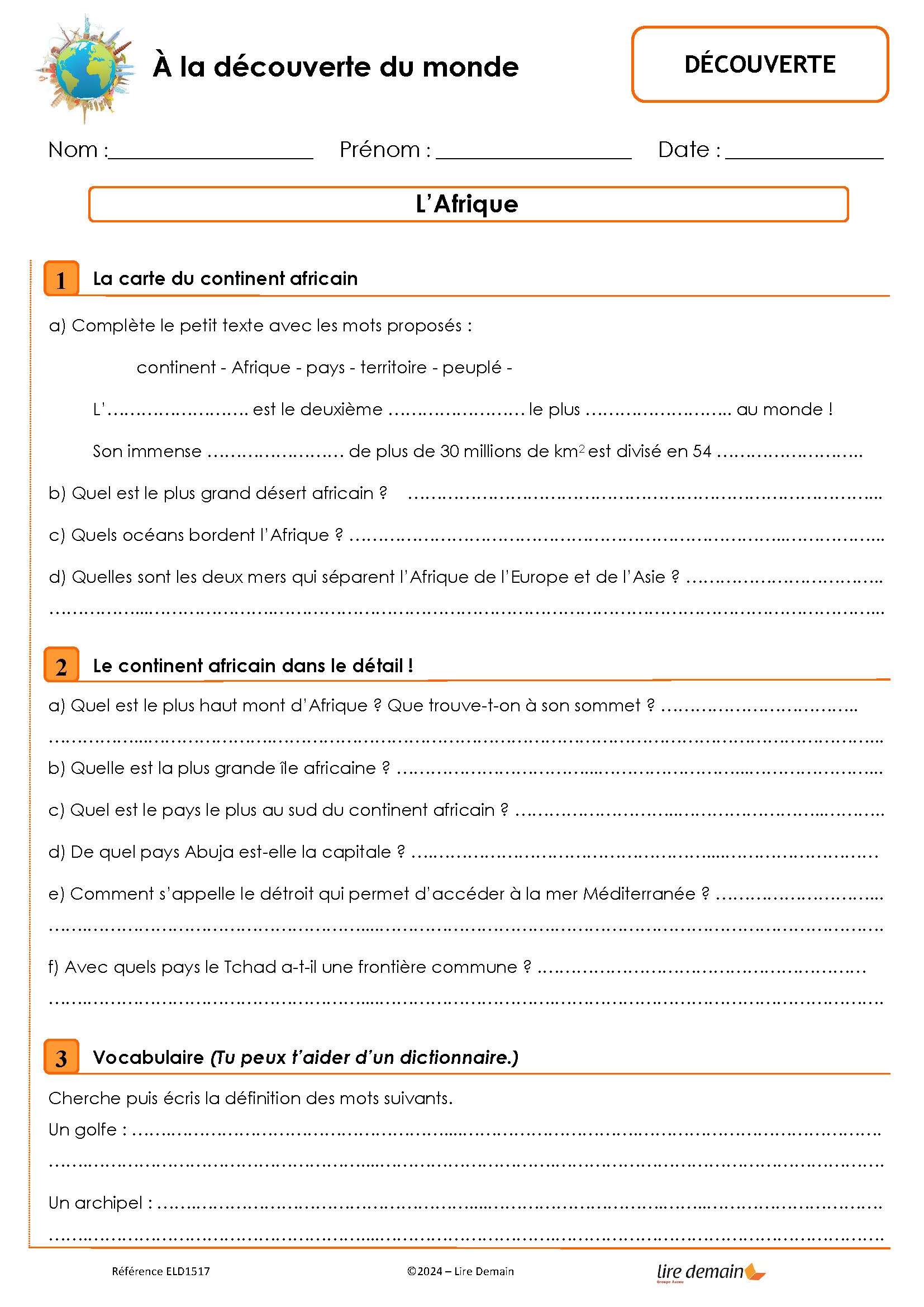 RALLYE DOC - MON PREMIER ATLAS (FICHIER SEUL)