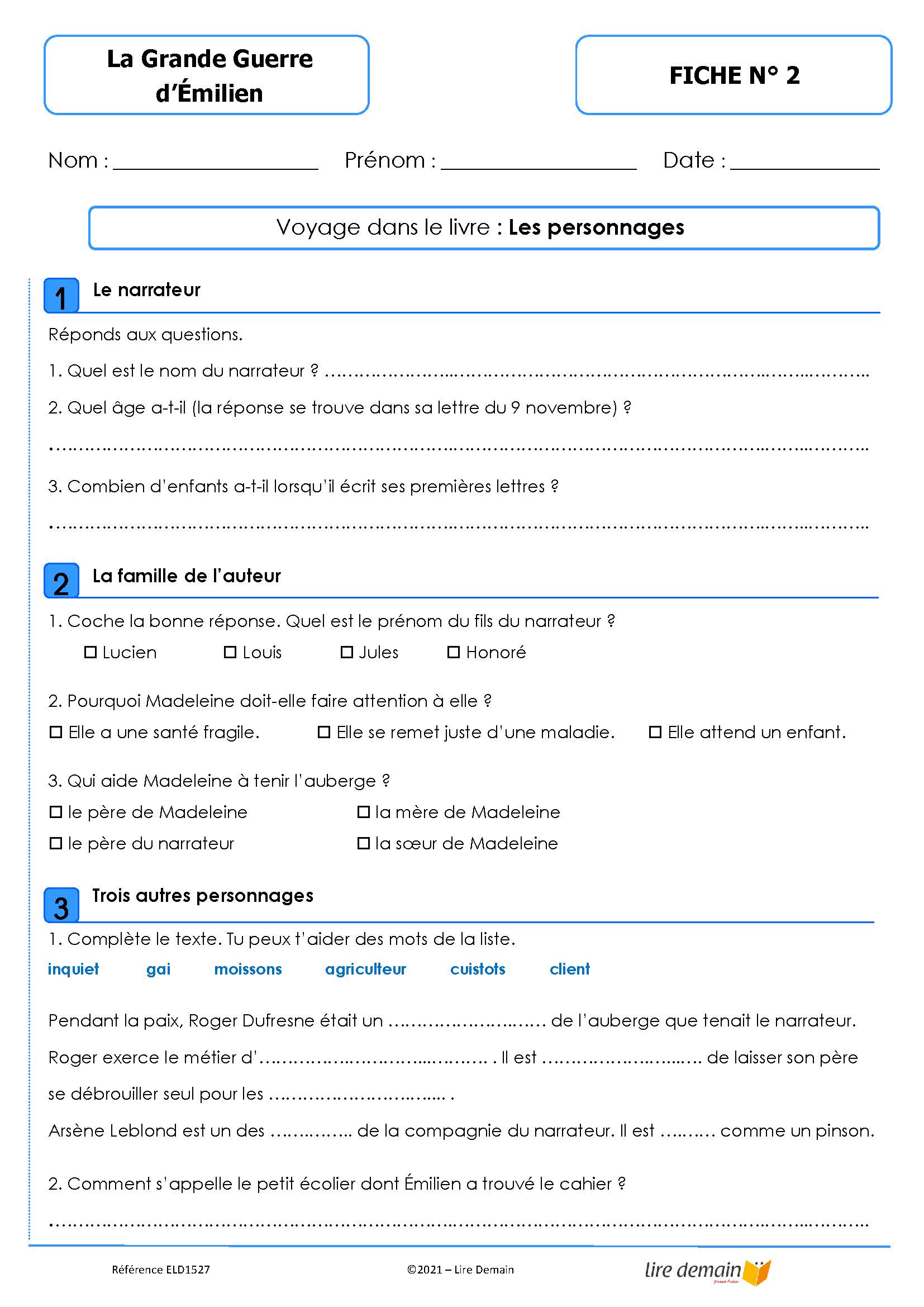 LECTURE SUIVIE - LA GRANDE GUERRE D