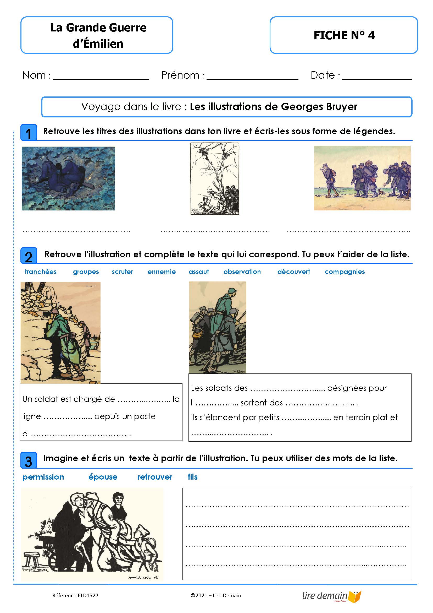 LECTURE SUIVIE - LA GRANDE GUERRE D