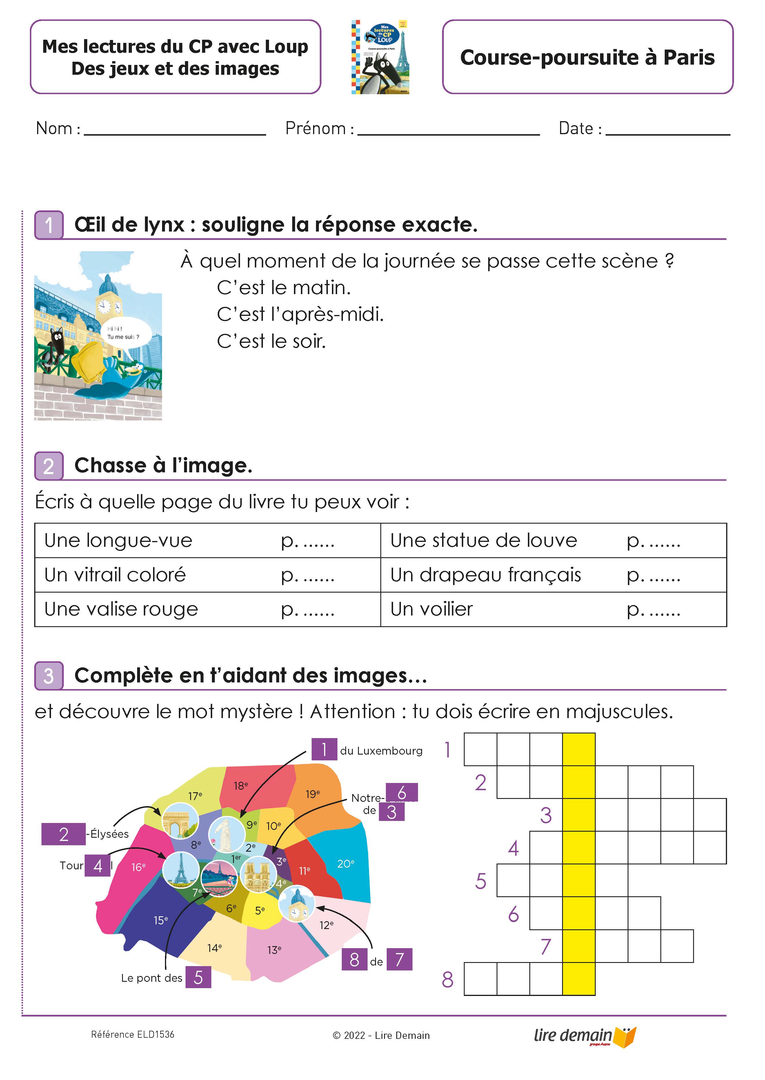 RALLYE LECTURE - MES LECTURES DU CP AVEC LOUP