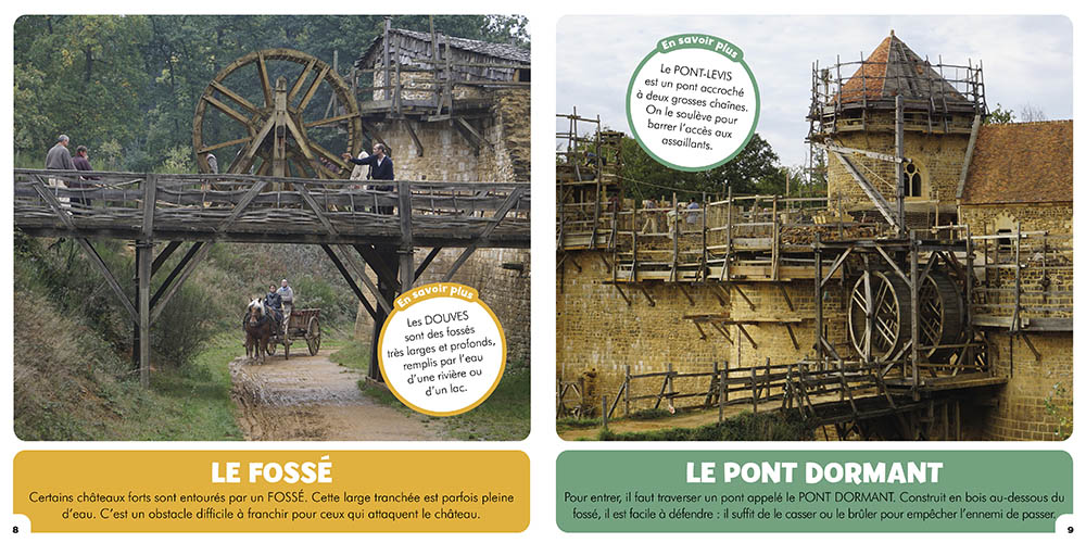 LES CHATEAUX FORTS (AVEC AUTOCOLLANTS)