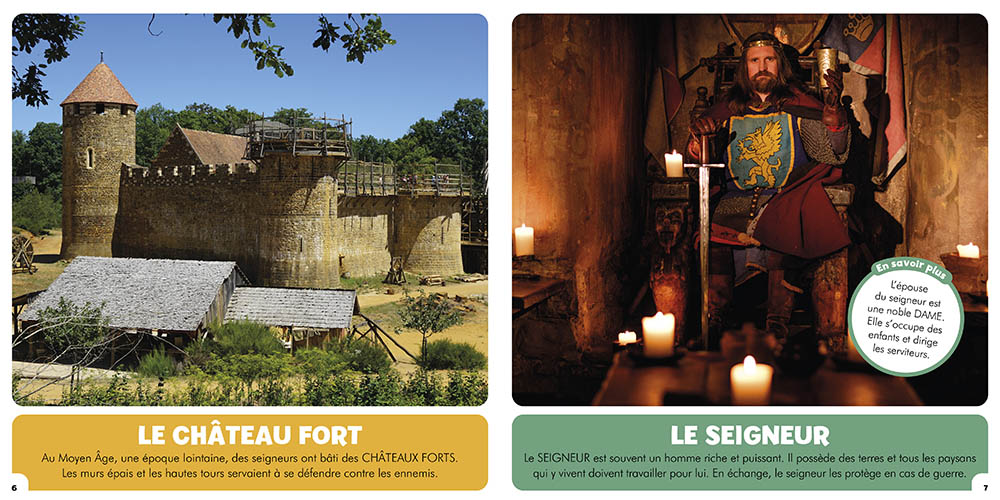 LES CHATEAUX FORTS (AVEC AUTOCOLLANTS)