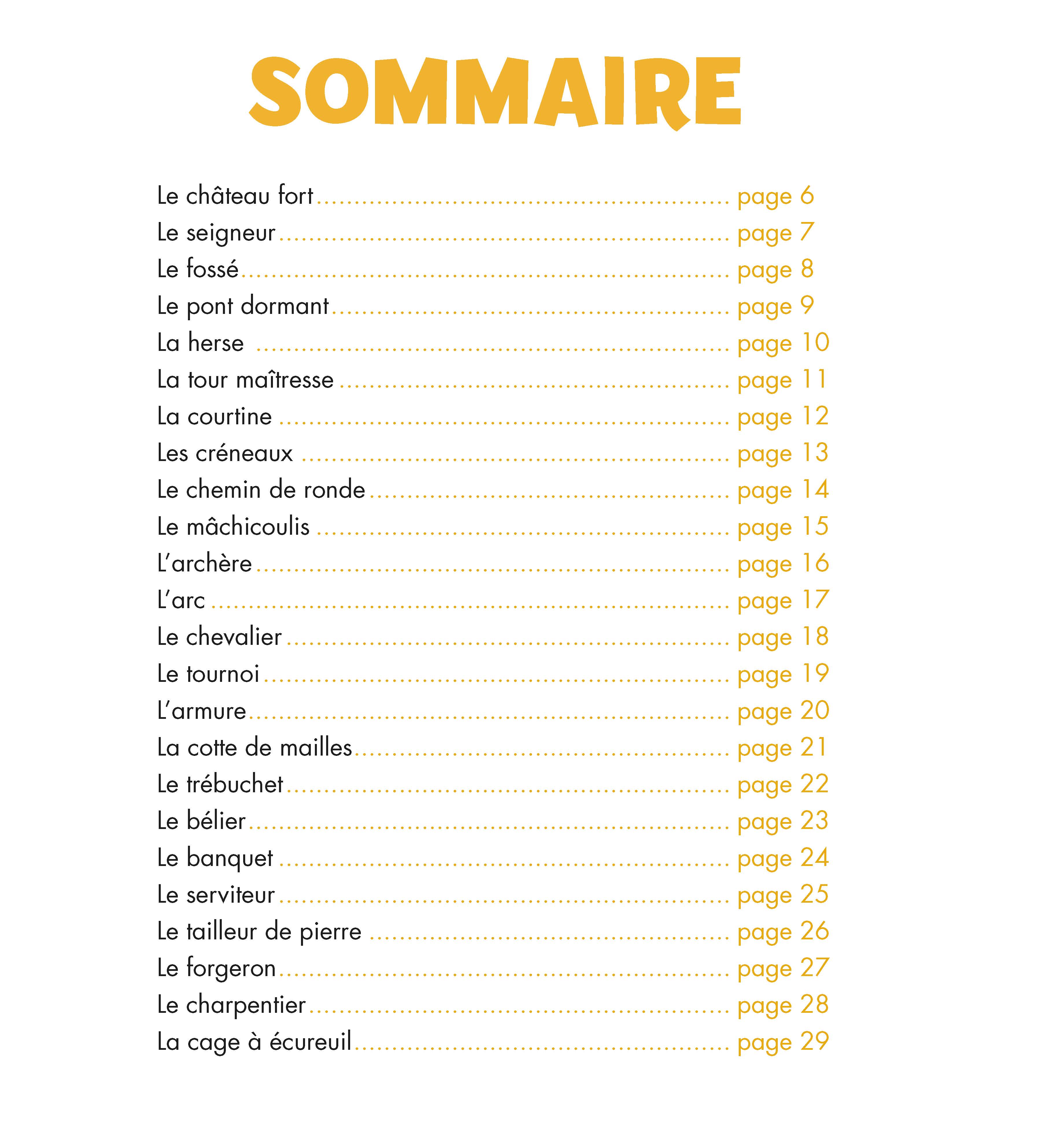 LES CHATEAUX FORTS (AVEC AUTOCOLLANTS)