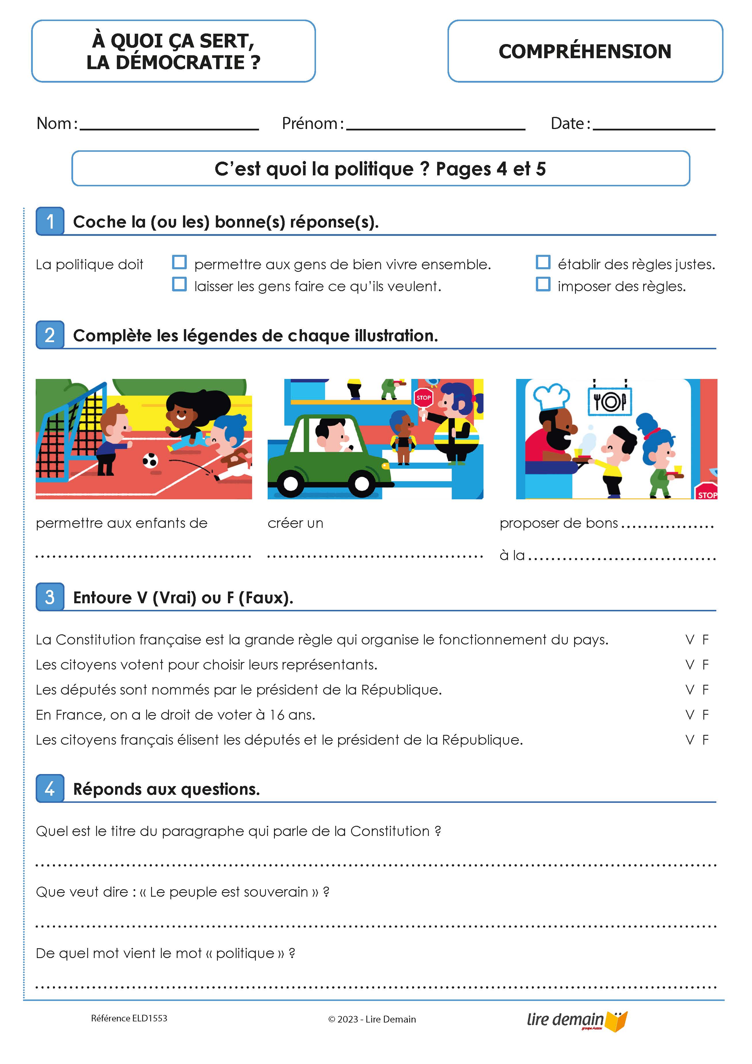 RALLYE DOC - A QUOI SERT LA DEMOCRATIE (FICHIER SEUL)
