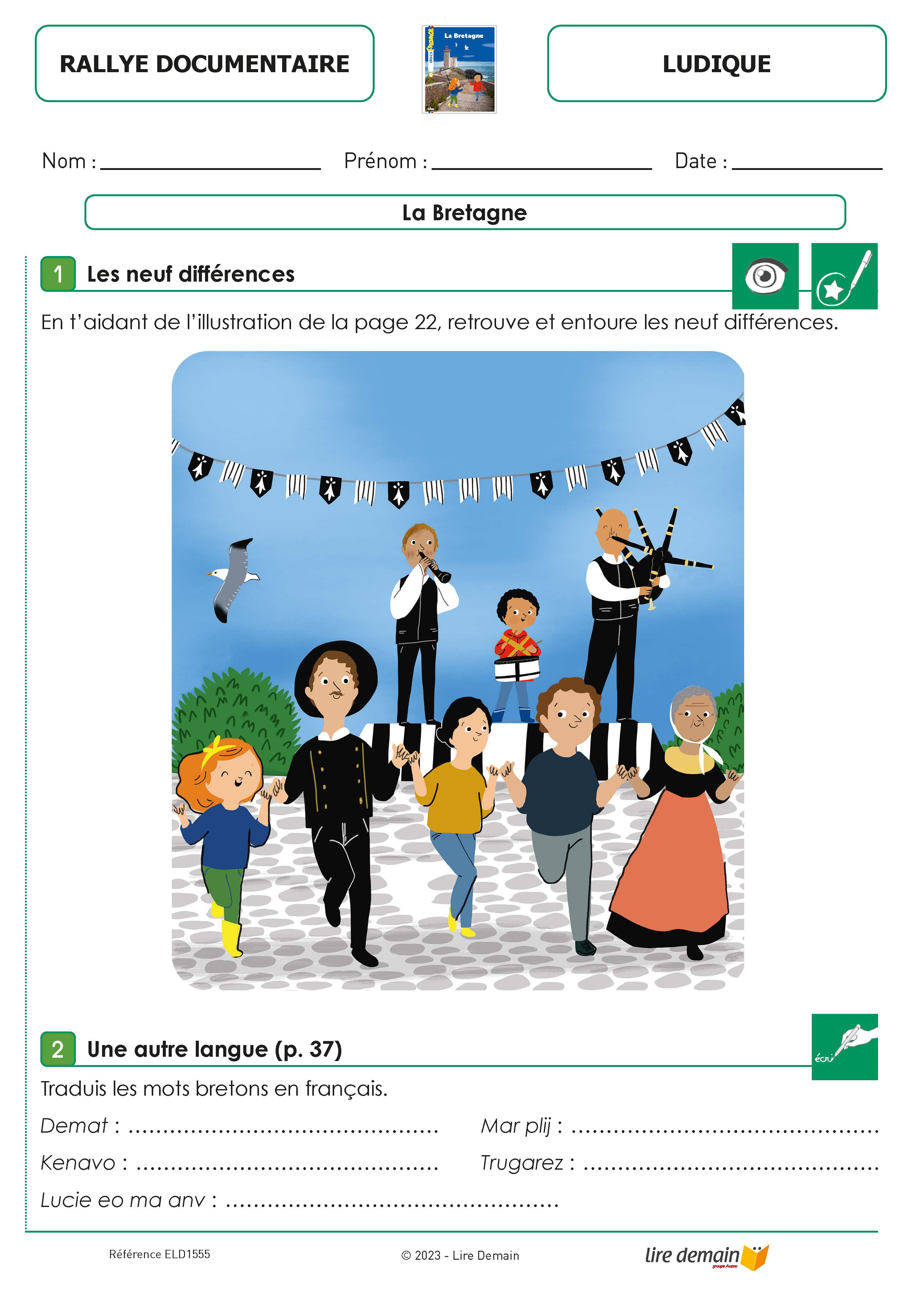 RALLYE DOC - MES DOCS FRANCE (FICHIER SEUL)