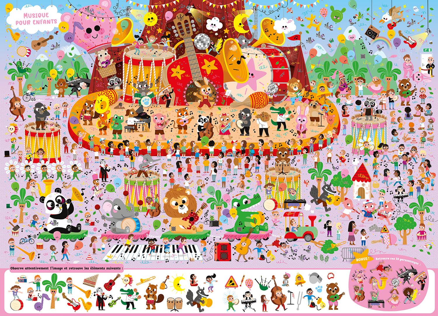 CHERCHE ET TROUVE GEANT - EN AVANT LA MUSIQUE/VIVE LE SPORT !