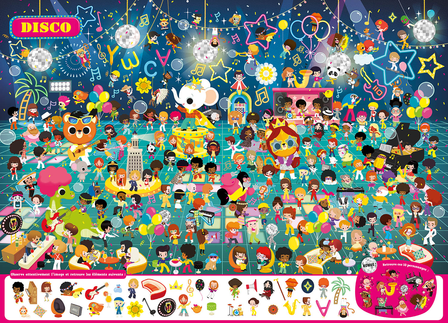 CHERCHE ET TROUVE GEANT - EN AVANT LA MUSIQUE/VIVE LE SPORT !