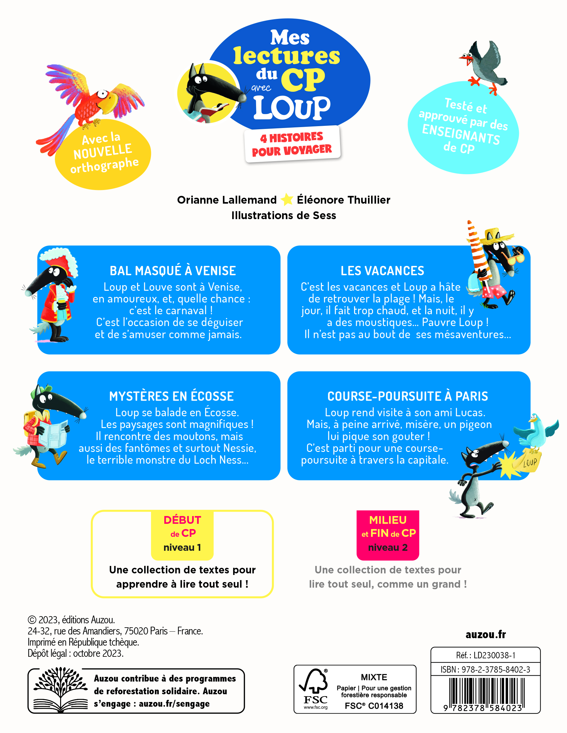 4 HISTOIRES POUR VOYAGER - MES LECTURES DU CP AVEC LOUP 4 HISTOIRES POUR VOYAGER - MES LECTURES DU CP AVEC LOUP