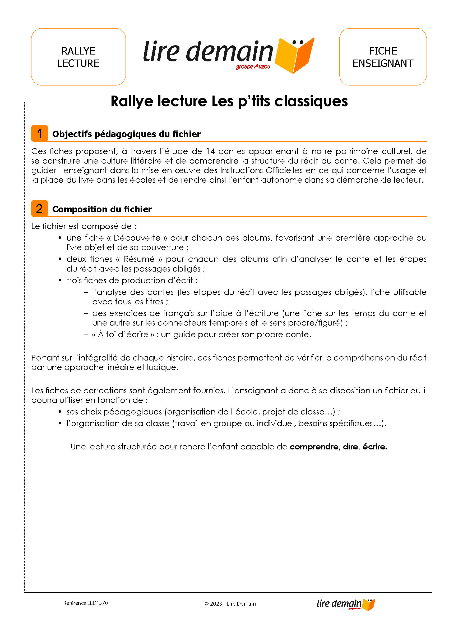 RALLYE LECTURE - LES P