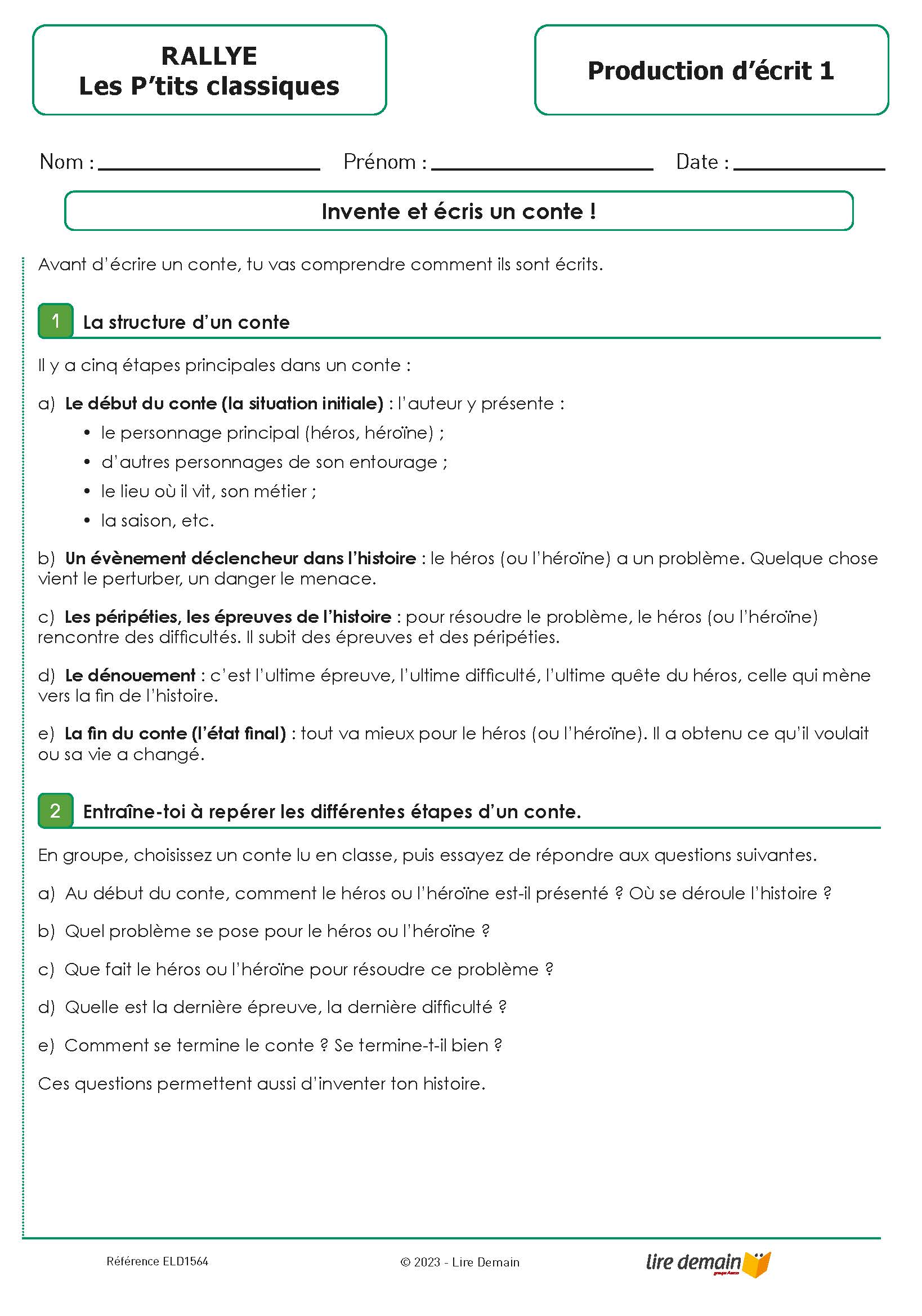 RALLYE LECTURE - LES P