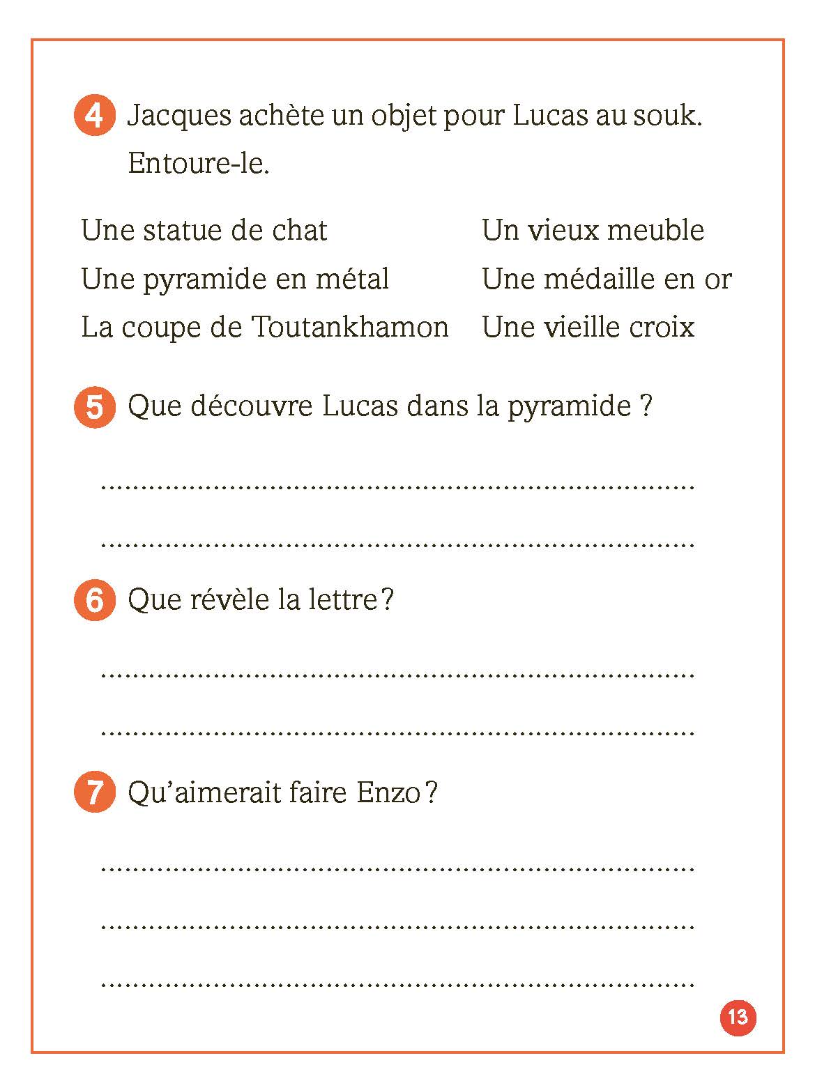 PACK MYSTERES EN EGYPTE 5 EX - JE LIS, JE COMPRENDS