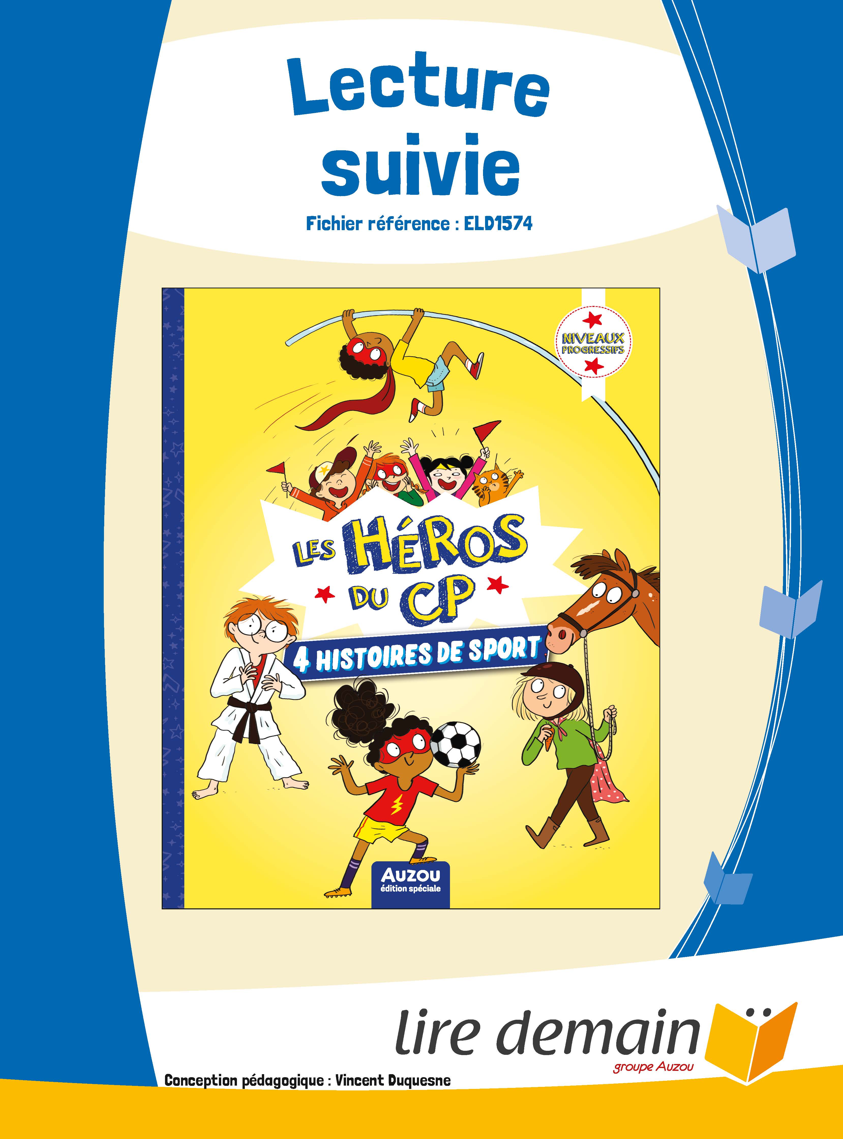 LECTURE SUIVIE - 4 HISTOIRES DE SPORT (25 EX)
