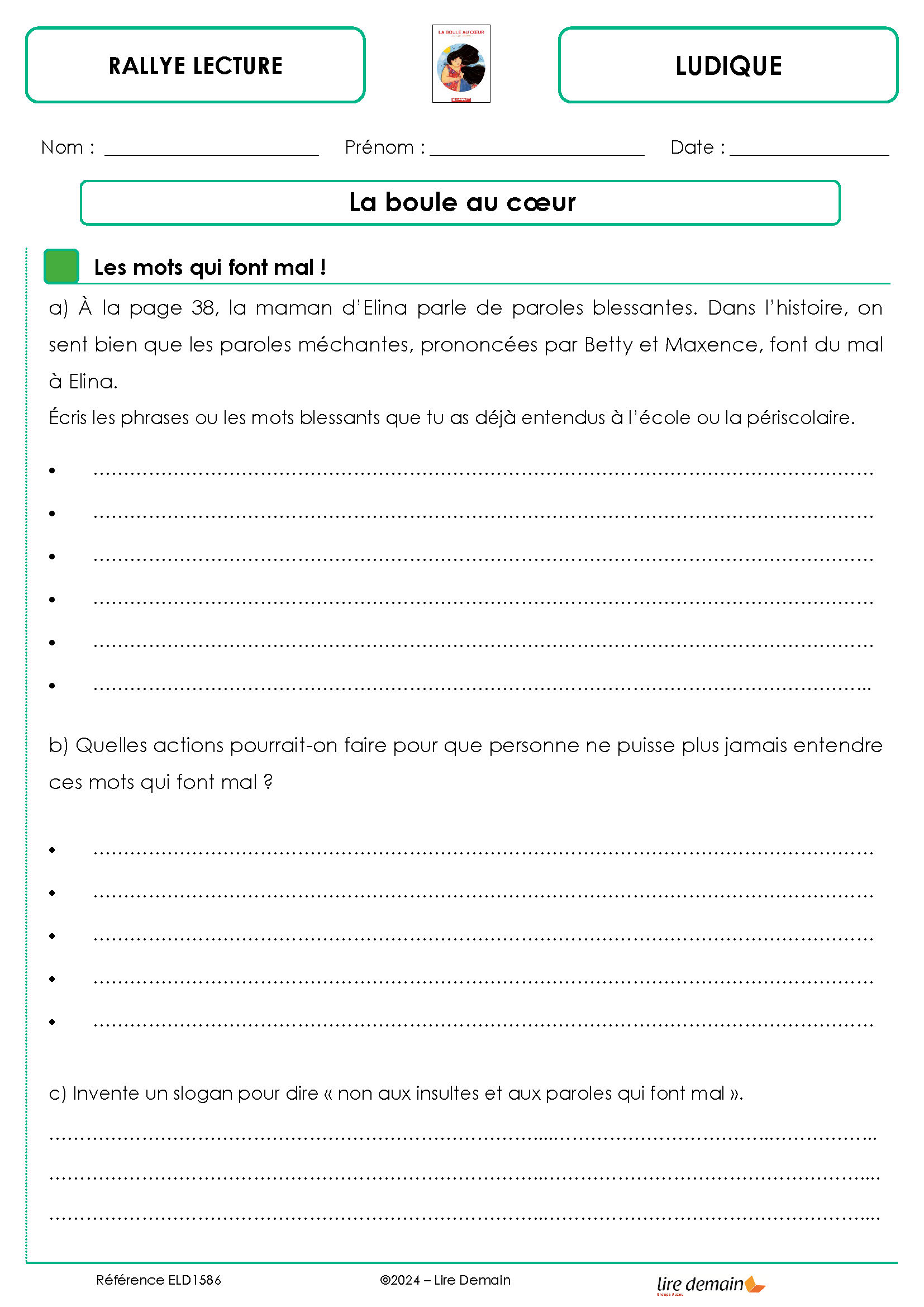 RALLYE LECTURE - KAPOCHES 2024 